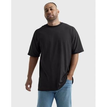 Hanes Beefy-T Men's T-Shirt Big & Tall Sizes Heavyweight Cotton Short Sleeve Full Cut Crewneck