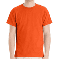 thumbnail image 1 of Hanes Men's Short Sleeve T-Shirt, Ecosmart Crewneck Shirt Casual Orange Single Tees, Size XL, 1 of 5