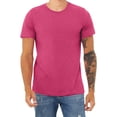thumbnail image 1 of Hanes Beefy-T Short Sleeve T-Shirt for Men’s, Crewneck Casual Blank Shirt Wow Pink Tee, 3XL, 1 of 5