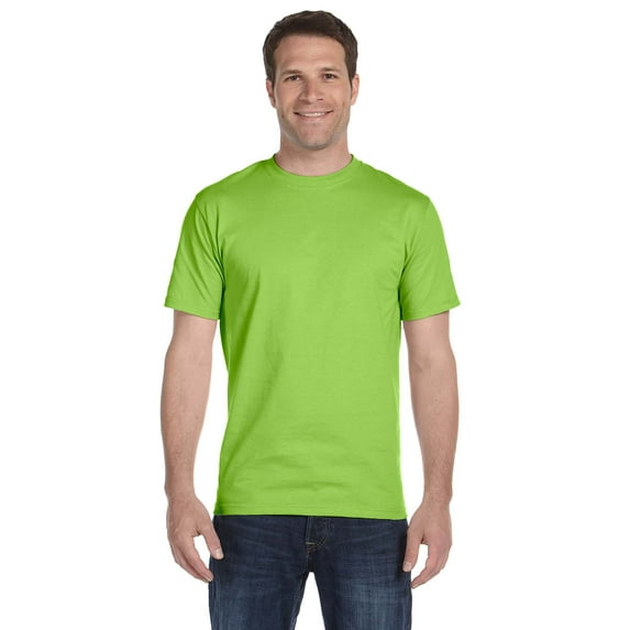 Hanes - Beefy-T T-Shirt - 5180, Lime, 2X, Pack Of 2, Hanes Mens T-Shirts