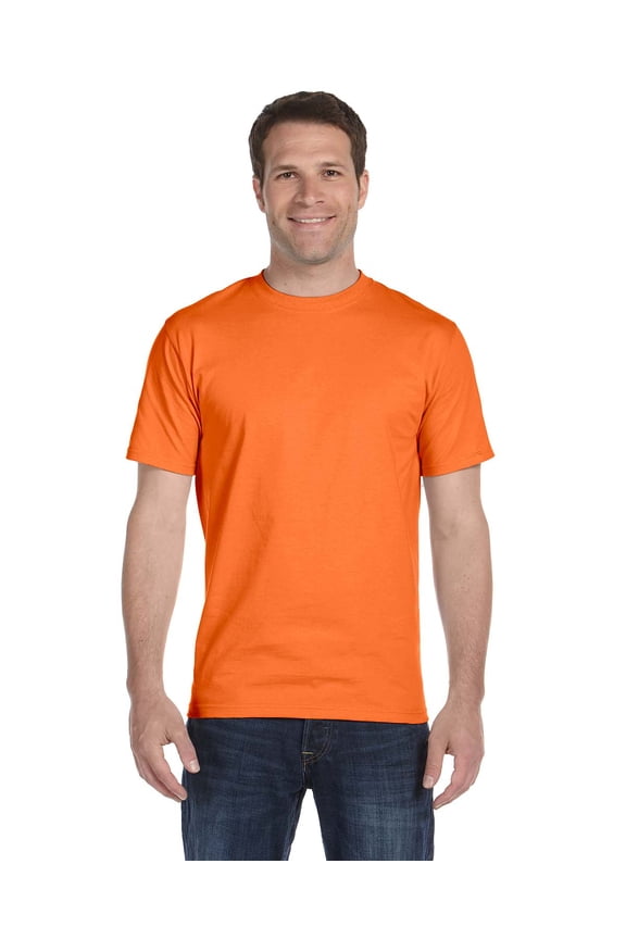 - Beefy-T T-Shirt - 5180, Orange, M, Pack Of 2, Hanes Mens T-Shirts