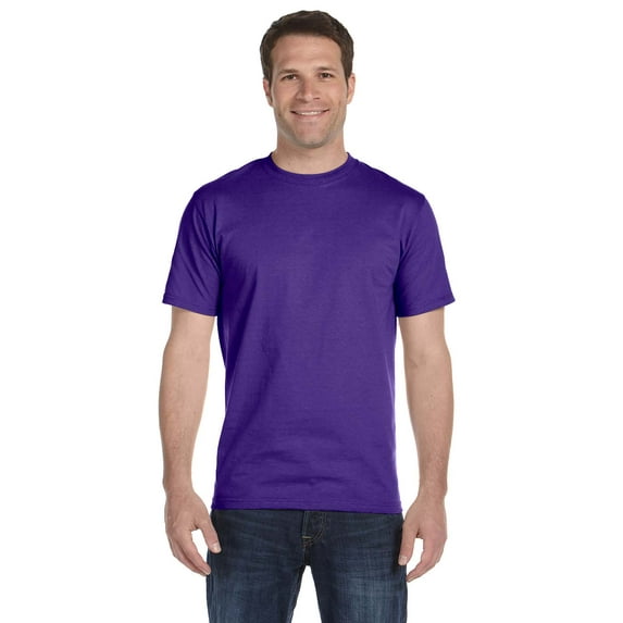 Hanes - Beefy-T T-Shirt - 5180, Purple, 3X, Pack Of 2, Hanes Mens T-Shirts