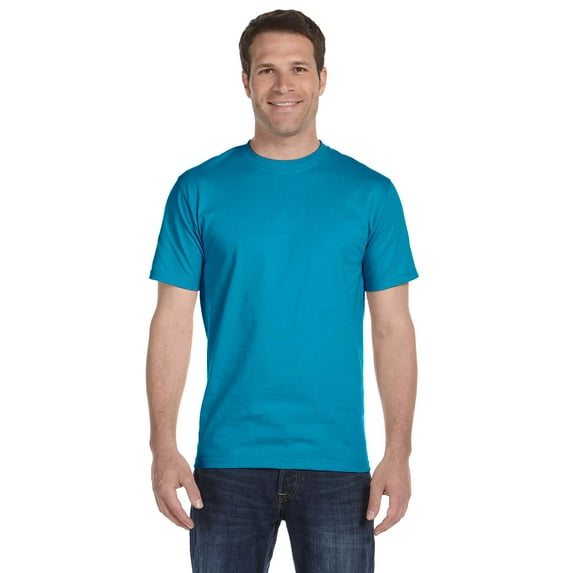 Hanes - Beefy-T T-Shirt - 5180, Teal, 3X, Pack Of 2, Hanes Mens T-Shirts