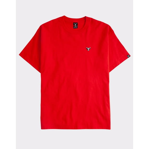 Hanes Beefy-T T-Shirt Unisex Heavyweight Cotton Graphic Short Sleeve Bull Logo Crewneck