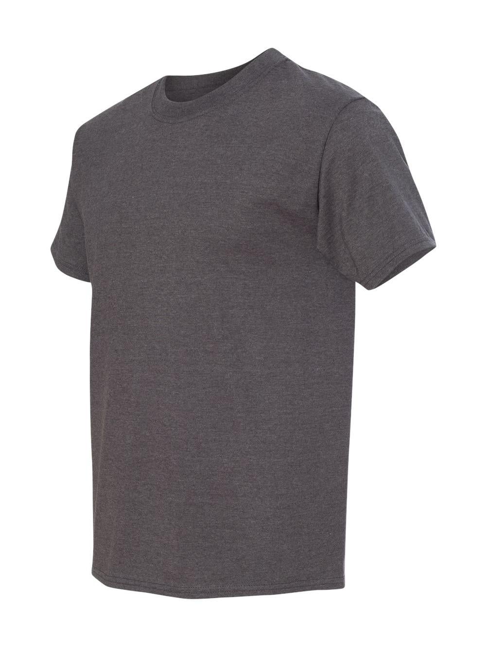 Hanes - Beefy-T Tall T-Shirt - 518T - Charcoal Heather - Size: 3XLT