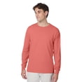 thumbnail image 1 of Hanes Beefy-T Unisex Long Sleeve T-Shirt Charisma Coral XL, 1 of 4