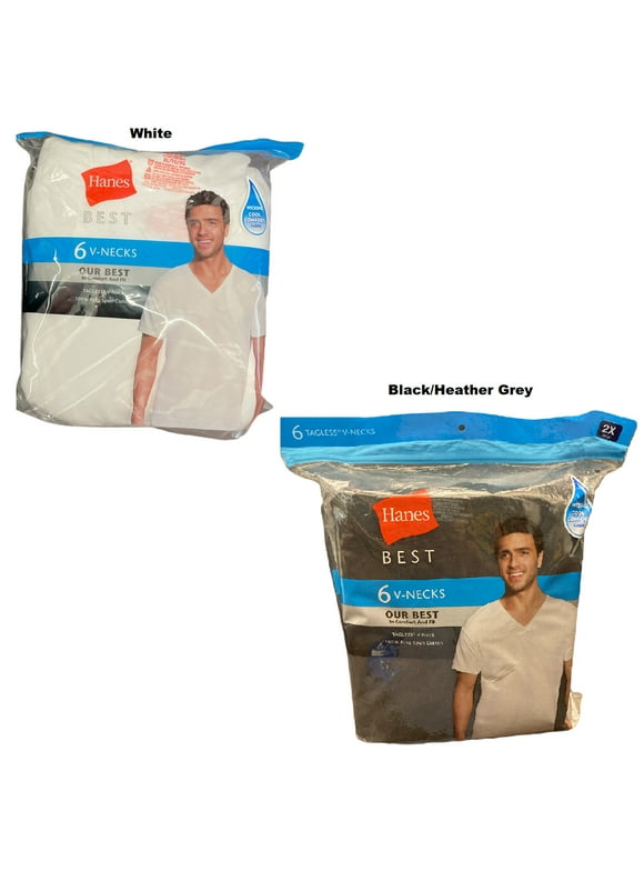 Hanes V-neck T-shirts