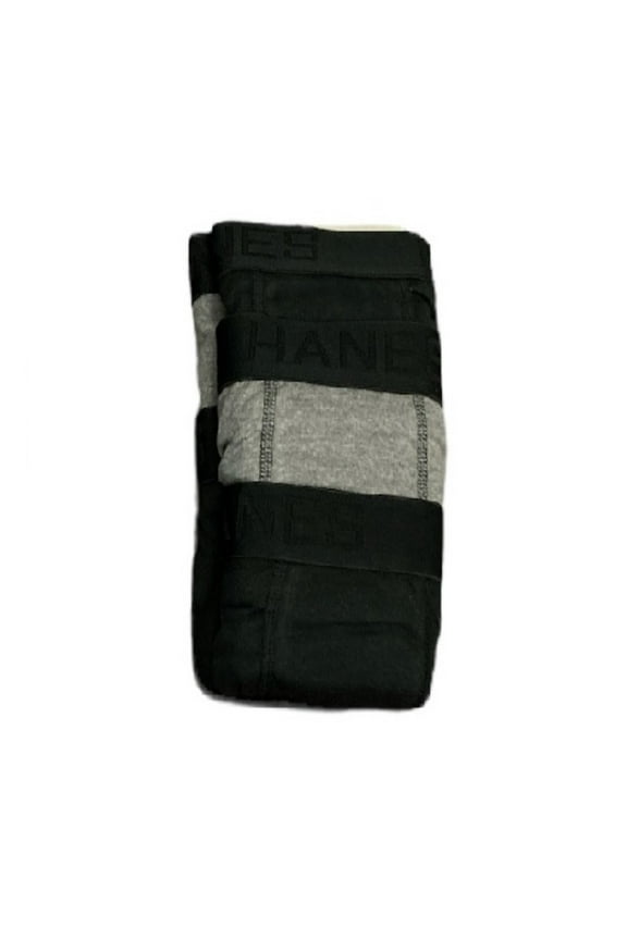 Best Men's Tagless Comfort Flex Waist Boxer Briefs, 5 Pack (Black/Grey, M (32-34))