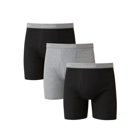 Big Man Underwear, Boxer Brief Underwear Pack, Cotton, 3-Pack (Big & Tall Sizes)