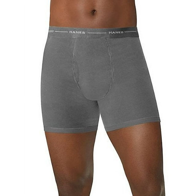 Hanes Big Men's 4 Pack Boxer Brief, up to 5XL