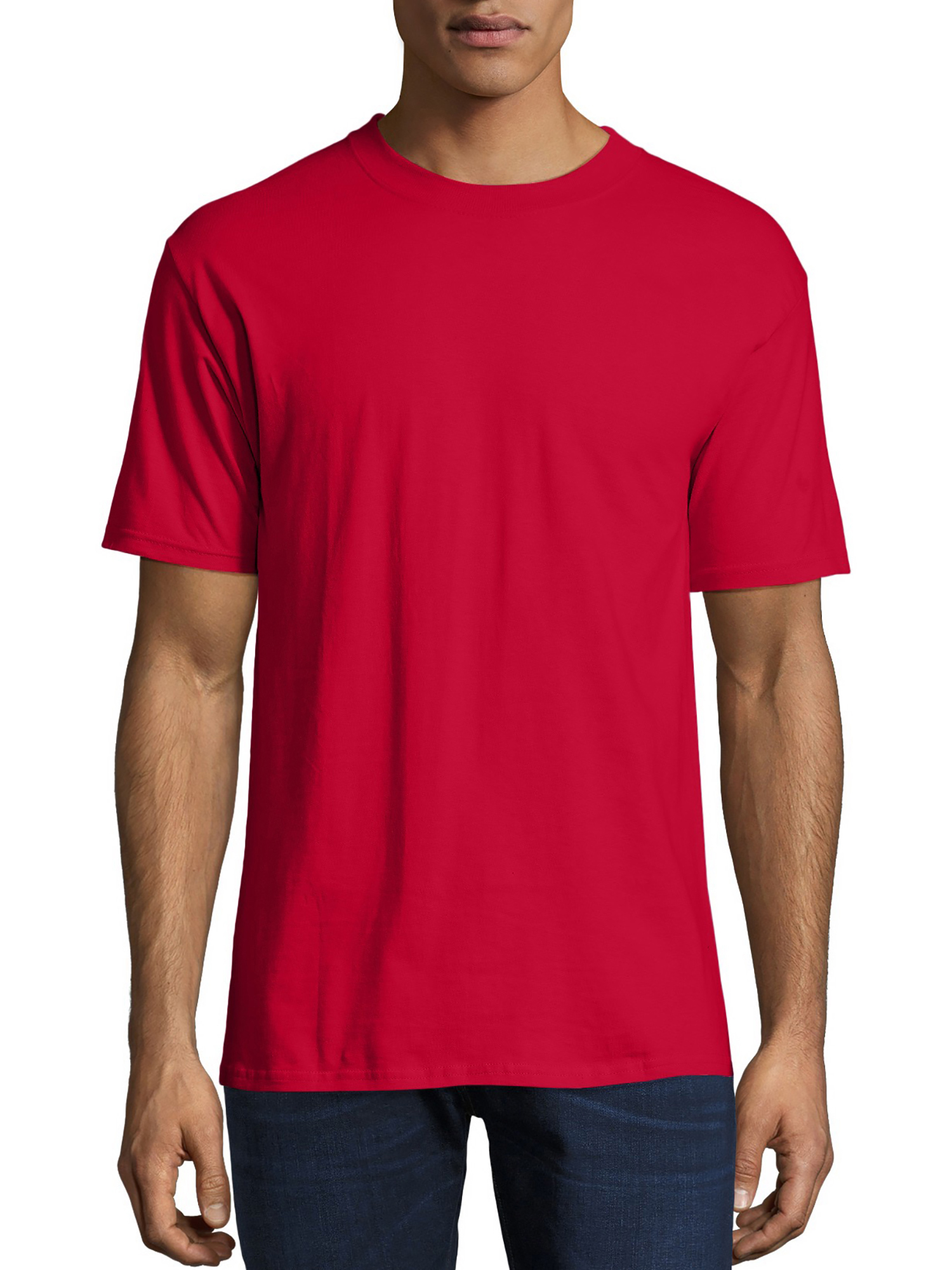 Hanes Big Men's Beefy Heavyweight Short Sleeve T-shirt - Tall Sizes, Up To Size 4XT - image 1 of 7