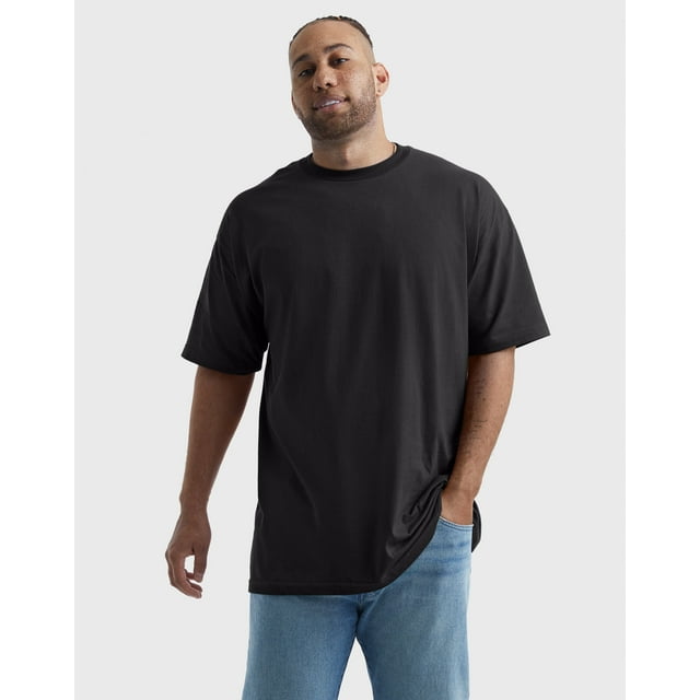 Hanes Big Men's Beefy Heavyweight Short Sleeve T-shirt - Tall Sizes, Up To Size 4XT