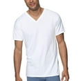 thumbnail image 1 of Hanes Big Men's Ultimate ComfortSoft V-Neck Undershirt, 3-Pack, 1 of 2