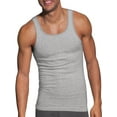 thumbnail image 1 of Hanes Big & Tall Men's Tagless ComfortSoft Dyed Tank Undershirt 6 Pack, 1 of 3