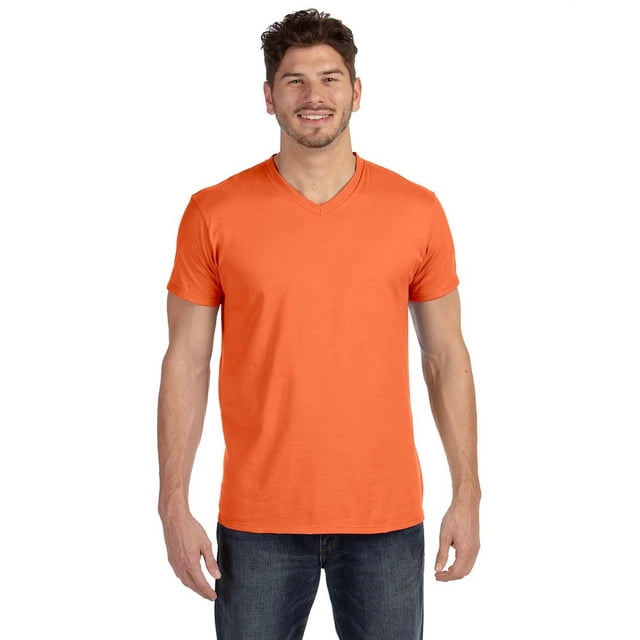 Hanes Big men's nano-t short sleeve v-neck - Walmart.com