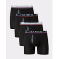 thumbnail image 1 of Hanes Boxer Brief 4-Pack Men X-Temp Total Support Pouch Underwear Sport Workout, 1 of 8