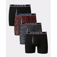 thumbnail image 1 of Hanes Boxer Brief 4-Pack Sport Men X-Temp Total Support Pouch Comfort Flex Waist, 1 of 7