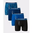 thumbnail image 1 of Hanes Boxer Brief 4-Pack Sport Men X-Temp Total Support Pouch Comfort Flex Waist, 1 of 5