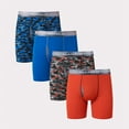 thumbnail image 1 of Hanes Boxer Brief Assorted 4-Pack FreshIQ Ultimate Mens X-Temp Cool Performance, 1 of 8