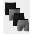 thumbnail image 1 of Hanes Boxer Briefs 4-Pack Big Men's Ultimate   100% Cotton Cool Comfort Big & Tall, 1 of 6