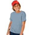 thumbnail image 1 of Hanes Boy`s ComfortBlend EcoSmart Crewneck, XS, Stonewashed Blue, 1 of 2