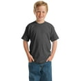 thumbnail image 1 of Hanes Boy's Short Sleeve Crew Neck T-Shirt. 5370, 1 of 4