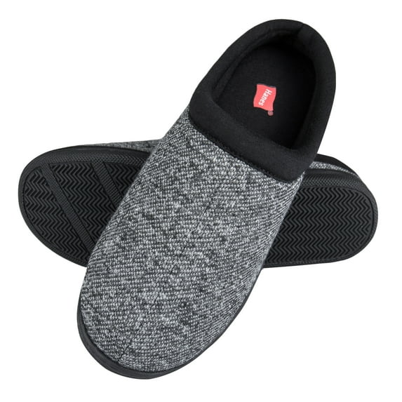 Hanes Boy's Slipper Clog With Memory Foam Indoor/Outdoor Sole