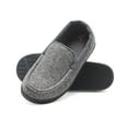 thumbnail image 1 of Hanes Boy's Slipper Moccasin House Shoe With Indoor Outdoor Memory Foam Sole Fresh IQ Odor Protection, 1 of 5