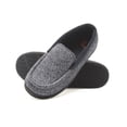 thumbnail image 1 of Hanes Boy's Slipper Moccasin House Shoe With Indoor Outdoor Memory Foam Sole Fresh IQ Odor Protection, 1 of 5