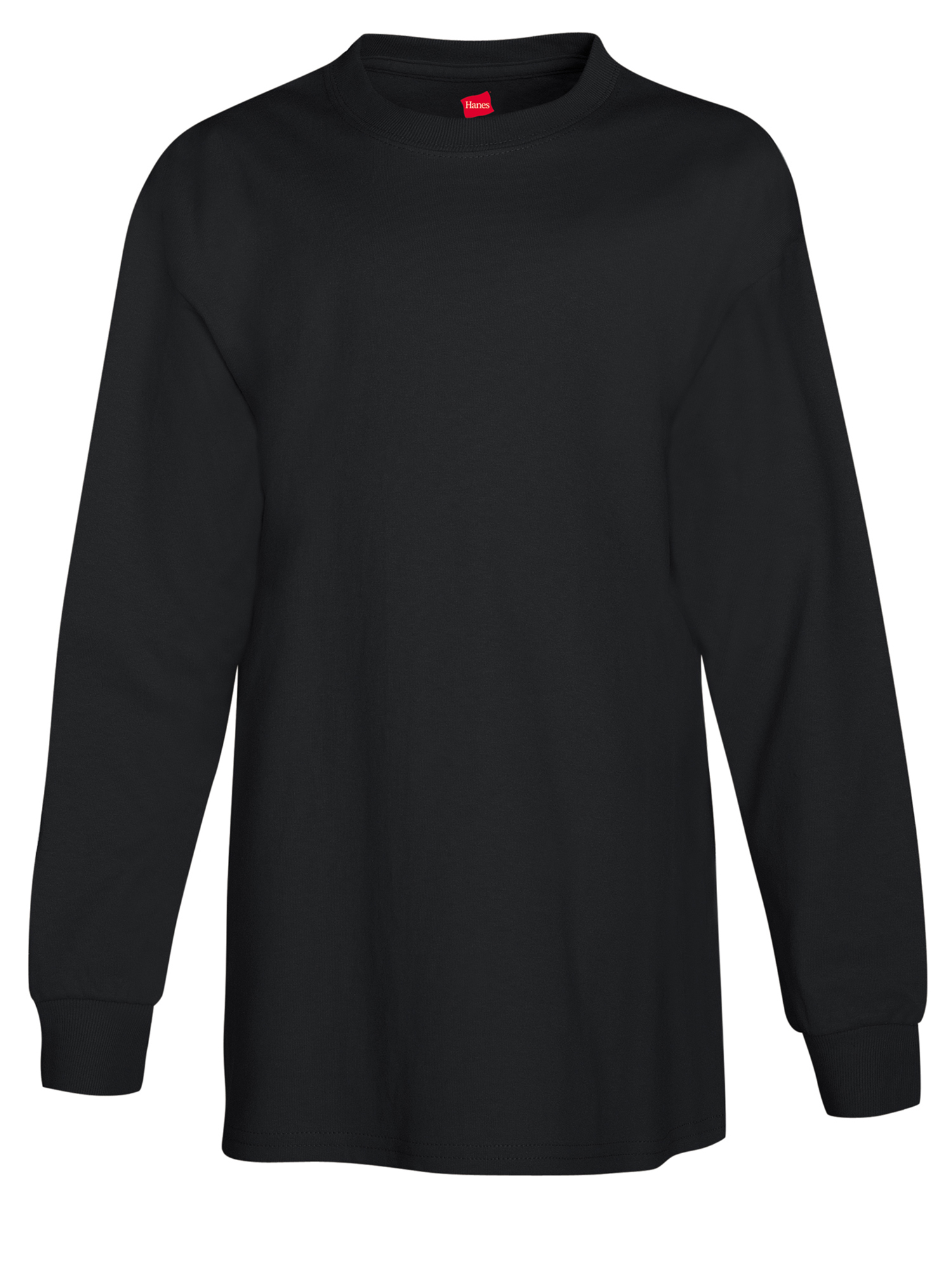 Hanes Boys 4-18 Authentic Long Sleeve Tee - image 1 of 2