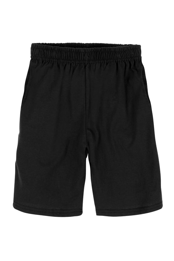 Boys' Jersey Shorts, 2-Pack Black XL