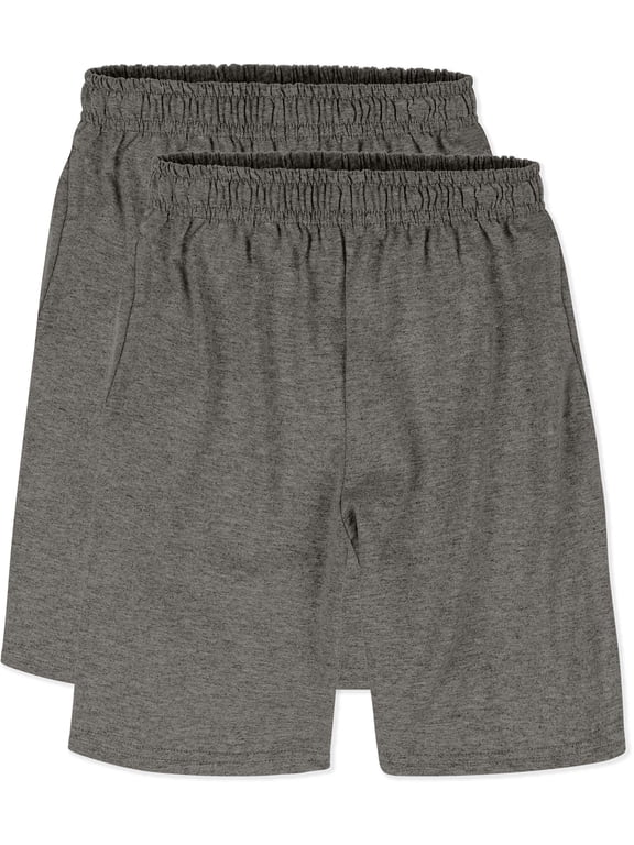 Boys 4-18 ComfortSoft Jersey Pocket Active Short Value Pack, 2 Pack