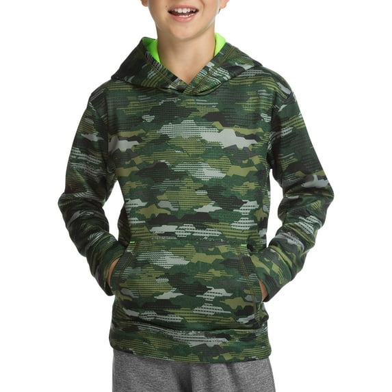 Hanes Boys 6-20 Tech Fleece Pullover Active Hoodie