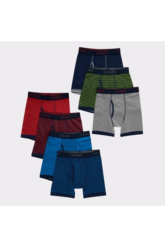 Boys' 8pk Boxer Briefs - Colors May Vary L: Tagless, Breathable