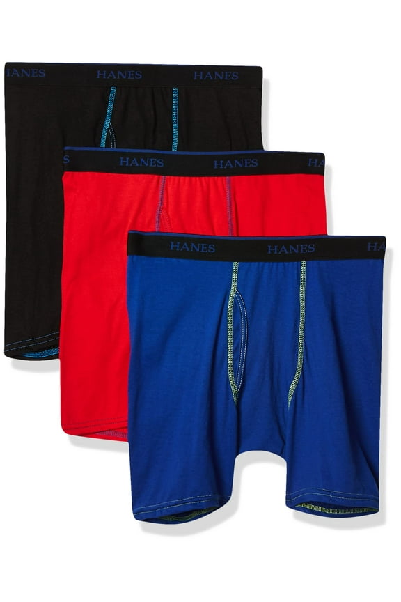 Boys' Big 3-Pack Ultimate X-Temp Boxer Brief, Assorted, Small