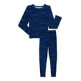 thumbnail image 1 of Hanes Boys Brushed Jersey Warm Thermal Top and Bottom Set, 2-Piece, 1 of 3