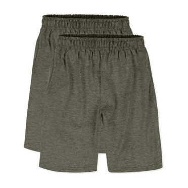 Hanes Boys ComfortSoft Jersey Pocket 2-Pack Active Short, Sizes 4-18