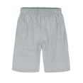 thumbnail image 1 of Hanes Boys' Jersey Shorts, 2-Pack Light Steel XL, 1 of 2
