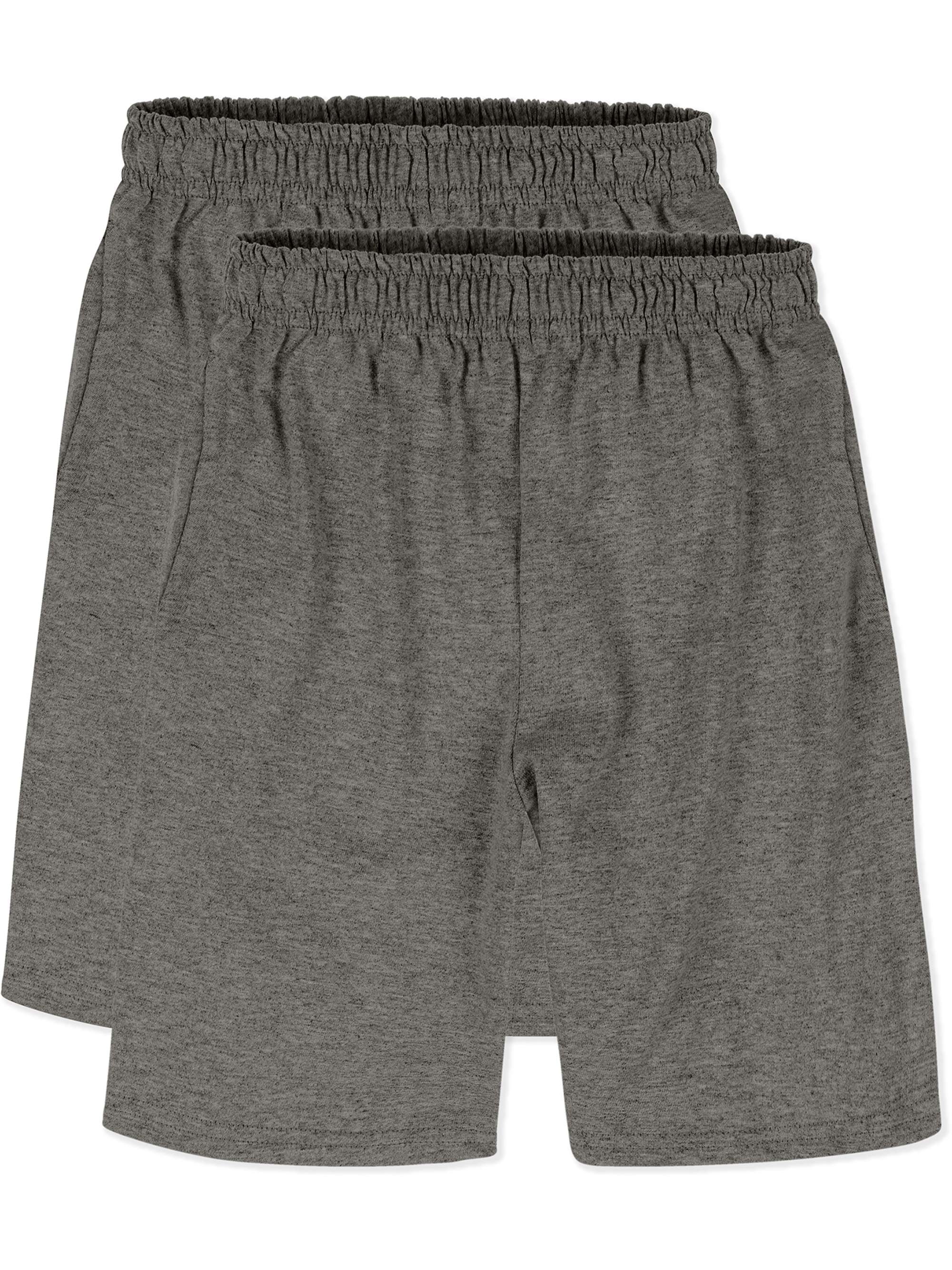 Hanes Boys ComfortSoft Jersey Pocket 2Pack Active Short, Sizes 418
