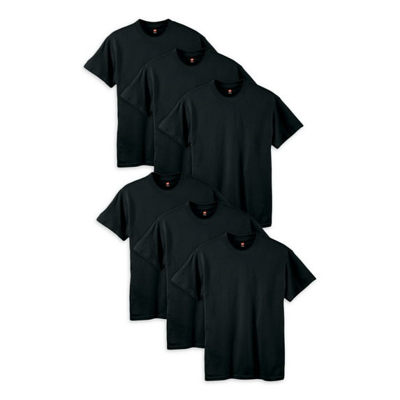 Hanes Boys' ComfortSoft Short Sleeve T-Shirts 12-Pack Sizes 4-18