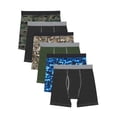 thumbnail image 1 of Hanes Boys' ComfortSoft Waistband Camo Prints Boxer Briefs, 5+1 Bonus Pack, 1 of 6