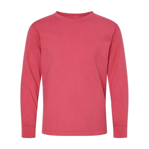 Hanes Boys ComfortWash Garment-Dyed Long Sleeve T-Shirt