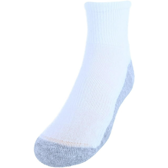 Hanes Boys Double Tough Durability Ankle Socks, 10 Pack, Size SL