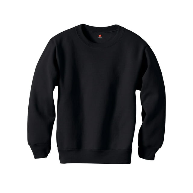 Hanes Boys EcoSmart Fleece Crew Neck Sweatshirt, Sizes XS-XL - Walmart.com