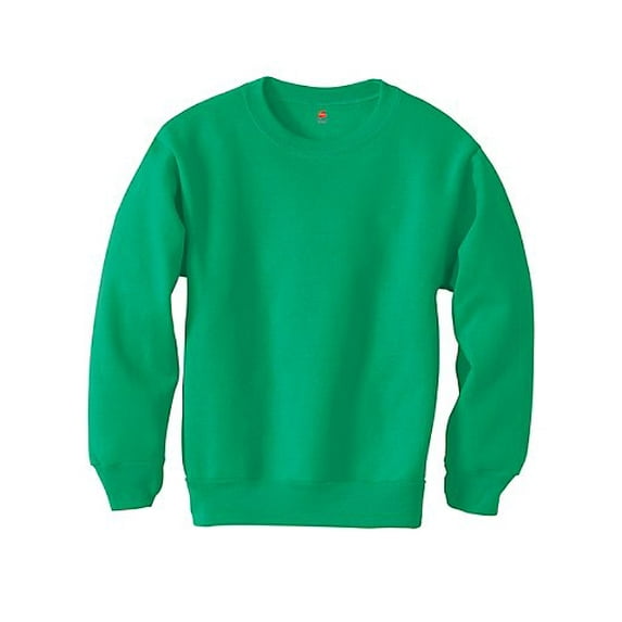 Hanes Boys EcoSmart Fleece Crew Neck Sweatshirt, Sizes XS-XL