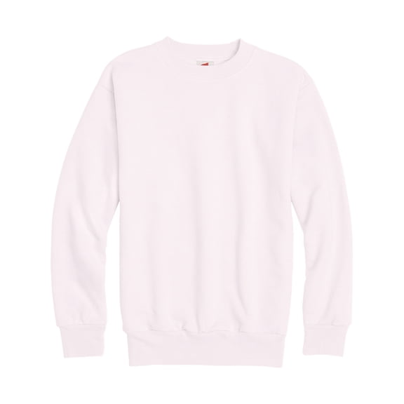 Hanes Boys EcoSmart Fleece Crew Neck Sweatshirt, Sizes XS-XL