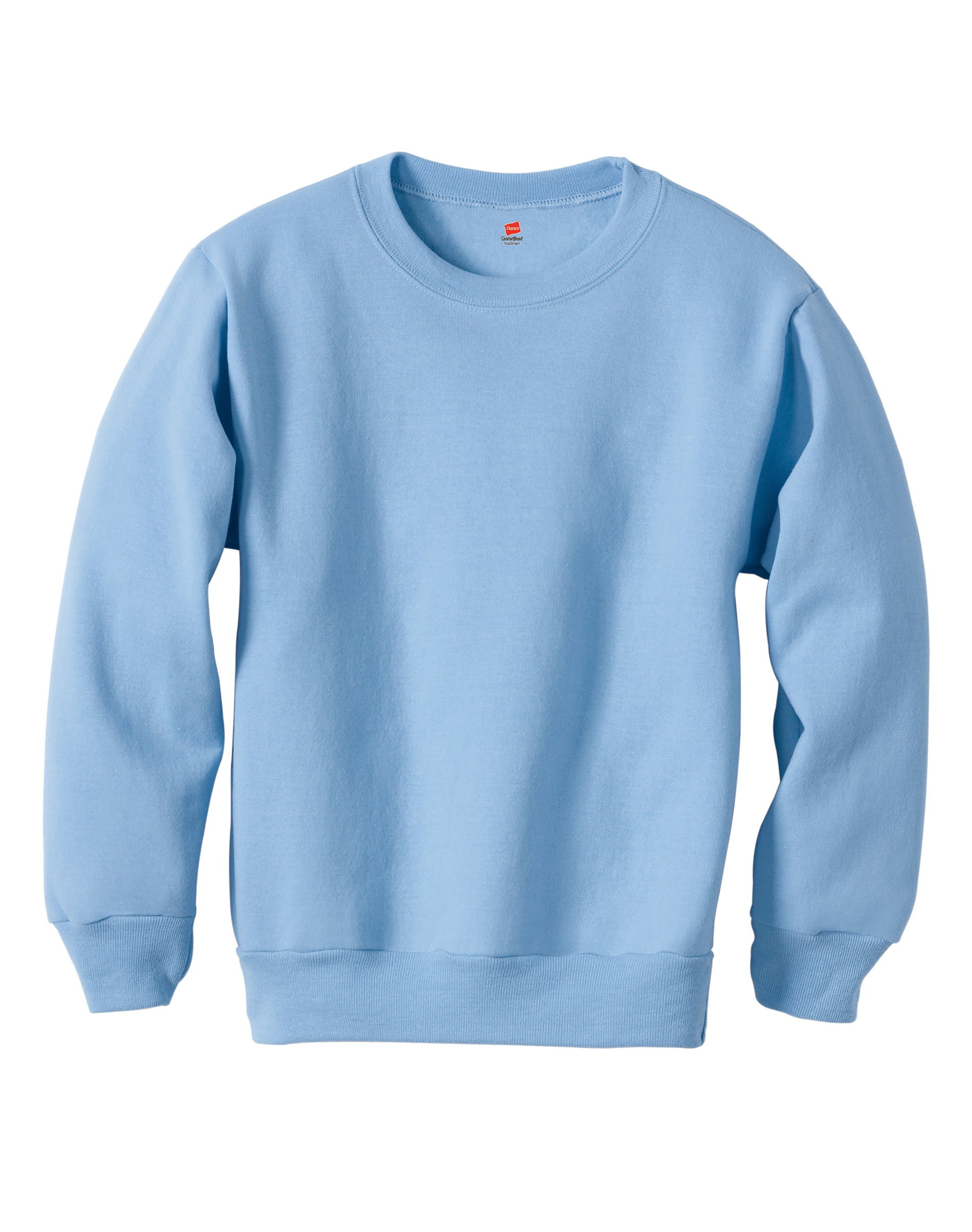 Hanes Boys EcoSmart Fleece Crew Neck Sweatshirt, Sizes XS-XL - Walmart.com