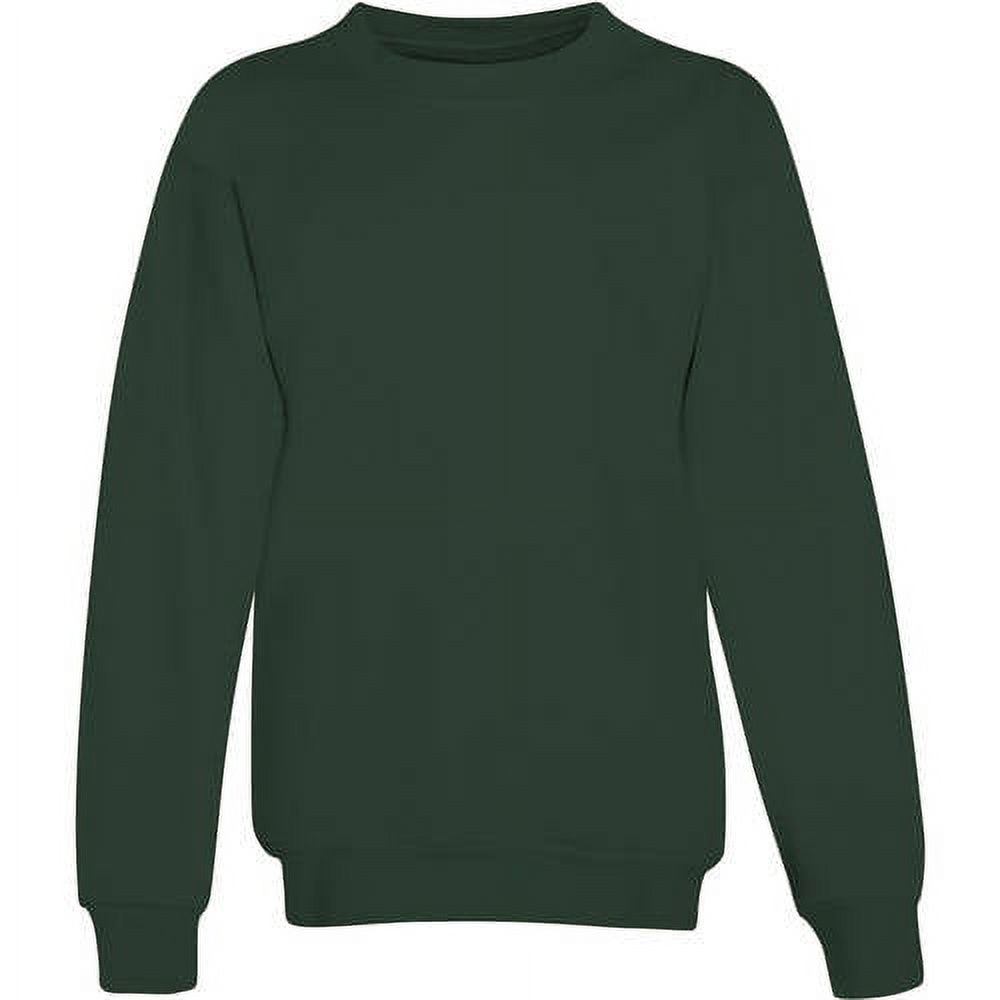 Hanes Boys EcoSmart Fleece Crew Neck Sweatshirt, Sizes XS-XL - image 1 of 4