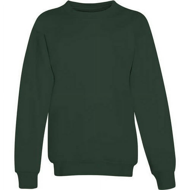 Hanes Boys EcoSmart Fleece Crew Neck Sweatshirt, Sizes XS-XL