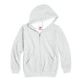 thumbnail image 1 of Hanes Boys EcoSmart Fleece Full Zip Hooded Jacket, Sizes 4-18, 1 of 3